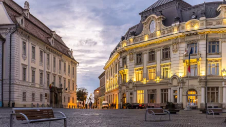 City of Transylvania in Romania
