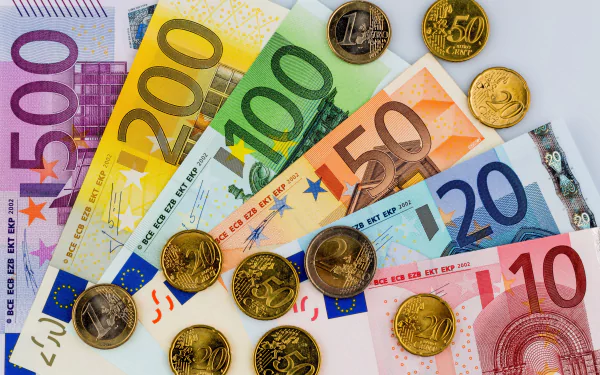 coin money man made euro HD Desktop Wallpaper | Background Image