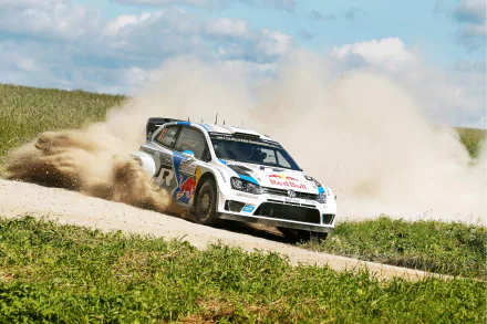 Volkswagen Polo rallying Sports HD Desktop Wallpaper | Background Image