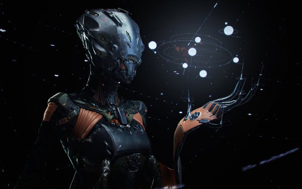Sci Fi Robot Dark HD Wallpaper | Background Image