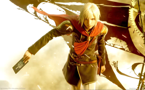 white hair short hair Final Fantasy Type-0 video game HD Desktop Wallpaper | Background Image
