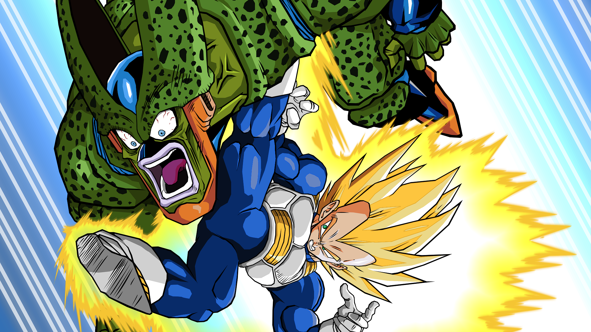 vegeta cell final flash