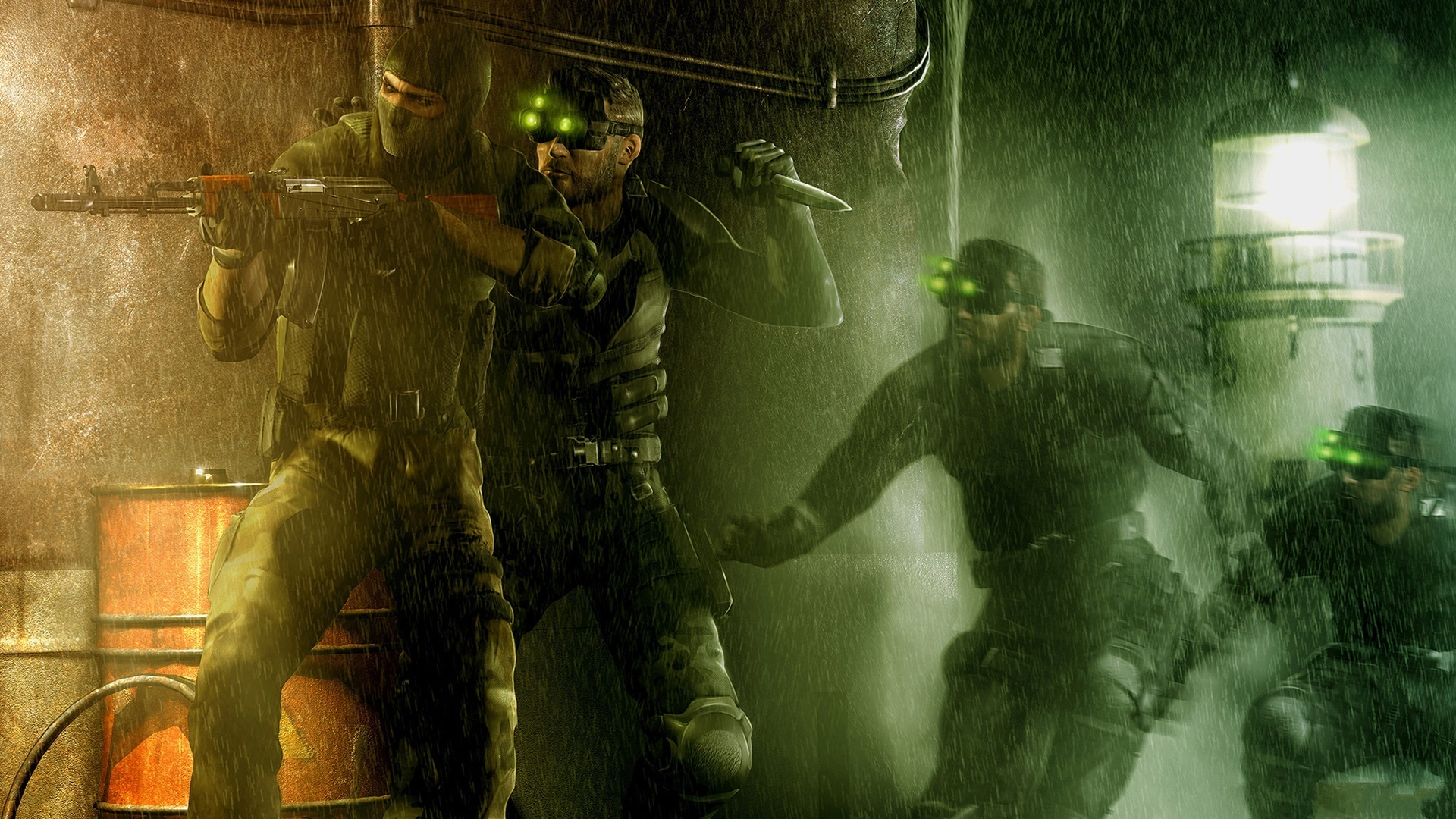 Video Game Tom Clancy's Splinter Cell: Pandora Tomorrow HD Wallpaper