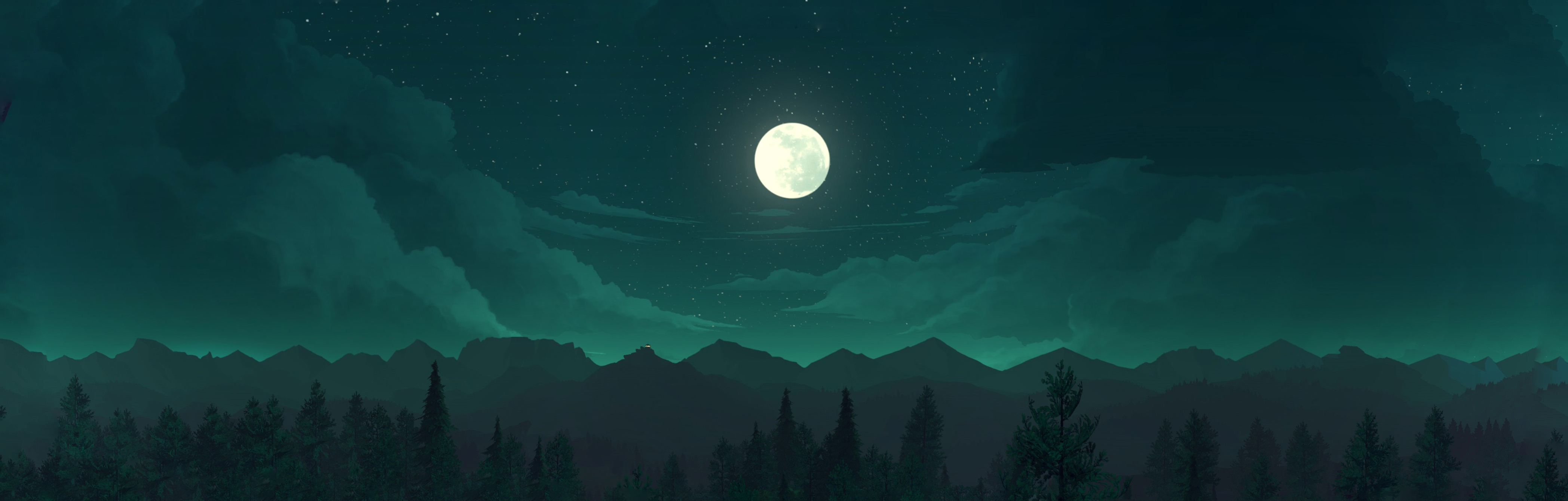 colorful firewatch background 1280x1920