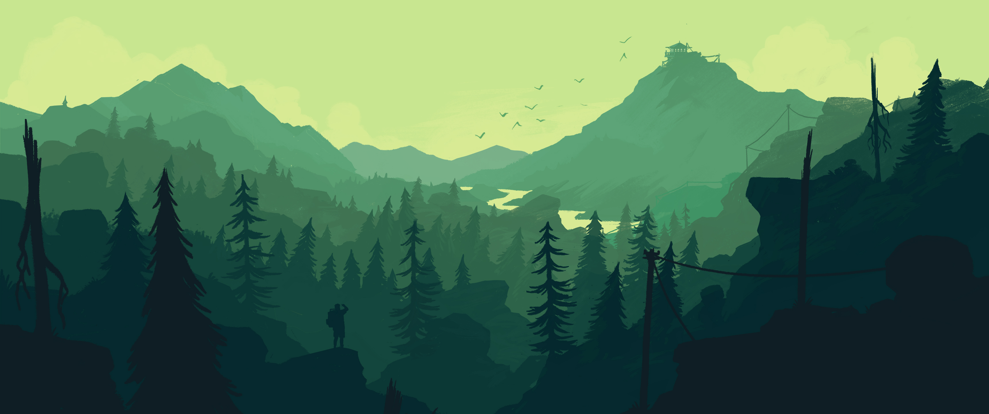 Art style used in Firewatch : r/Firewatch