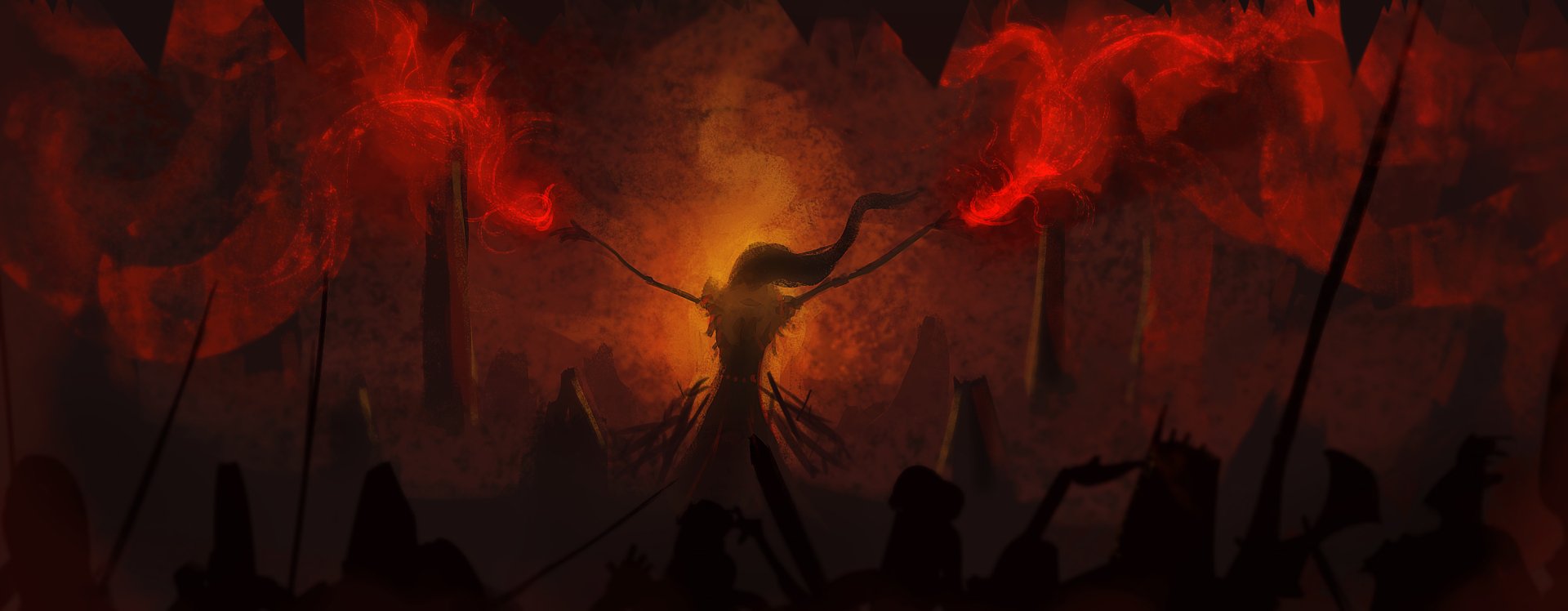 Download Magic Sorcerer Fantasy Dark Dark Fantasy HD Wallpaper by Pontus Ullbors