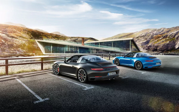 black car car Porsche Porsche 911 vehicle Porsche 911 Targa HD Desktop Wallpaper | Background Image