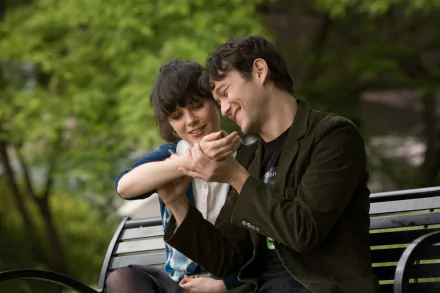 Zooey Deschanel Summer Finn Joseph Gordon-Levitt Tom Hansen movie 500 Days Of Summer HD Desktop Wallpaper | Background Image