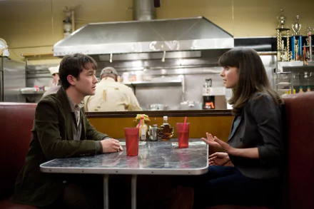 Zooey Deschanel Summer Finn Joseph Gordon-Levitt Tom Hansen movie 500 Days Of Summer HD Desktop Wallpaper | Background Image