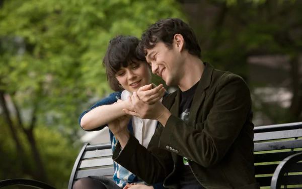 Zooey Deschanel Summer Finn Joseph Gordon-Levitt Tom Hansen movie 500 Days Of Summer HD Desktop Wallpaper | Background Image