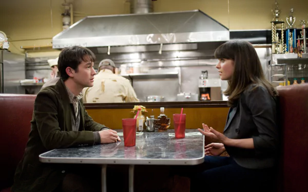 Zooey Deschanel Summer Finn Joseph Gordon-Levitt Tom Hansen movie 500 Days Of Summer HD Desktop Wallpaper | Background Image