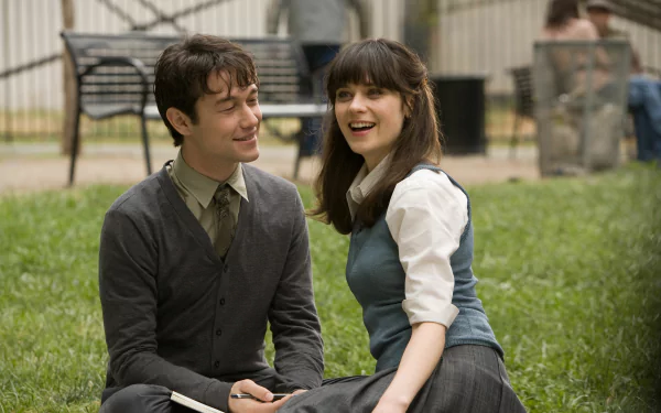 Zooey Deschanel Summer Finn Joseph Gordon-Levitt Tom Hansen movie 500 Days Of Summer HD Desktop Wallpaper | Background Image