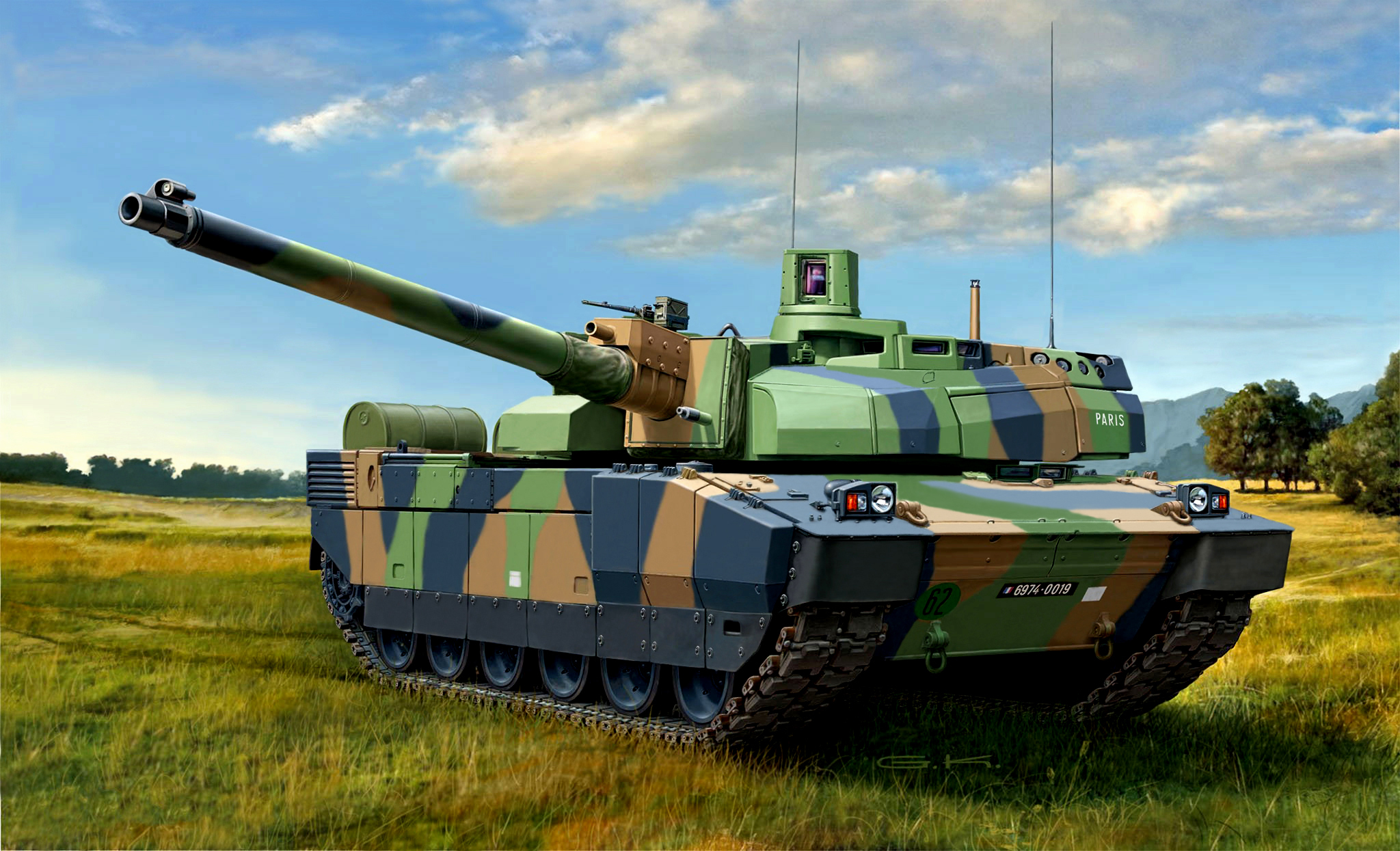 Military AMX Leclerc HD Wallpaper | Background Image