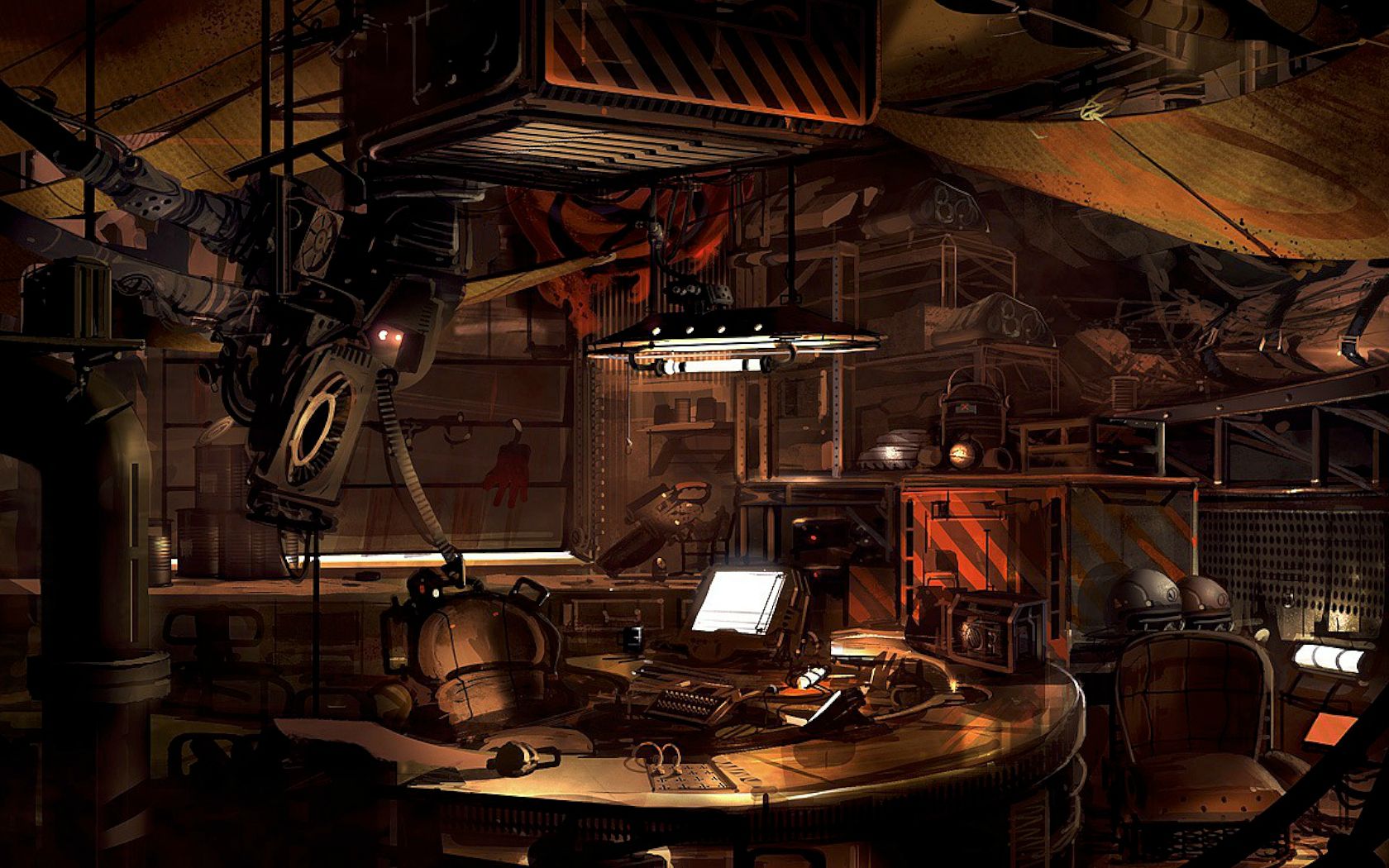 Sci Fi Room HD Wallpaper | Background Image