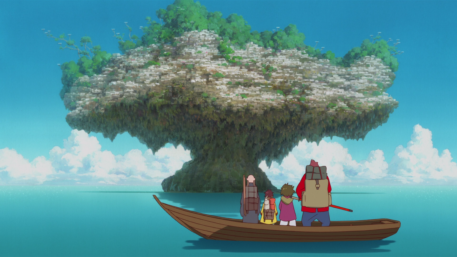 On the boat - Bakemono no Ko by Mamoru Hosoda