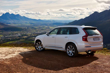 white car SUV car Volvo vehicle Volvo XC90 HD Desktop Wallpaper | Background Image