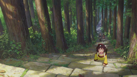  Climb the forest's stairs #2 - Bakemono no Ko by Mamoru Hosoda