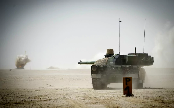 desert tank military AMX Leclerc HD Desktop Wallpaper | Background Image
