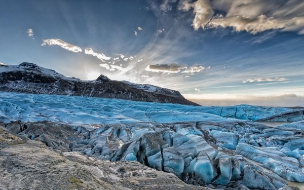 Earth Glacier Nature Ice Winter Sky HD Wallpaper | Background Image