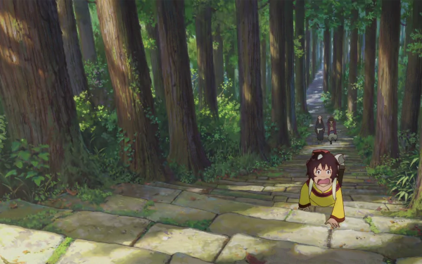  Climb the forest's stairs #2 - Bakemono no Ko by Mamoru Hosoda