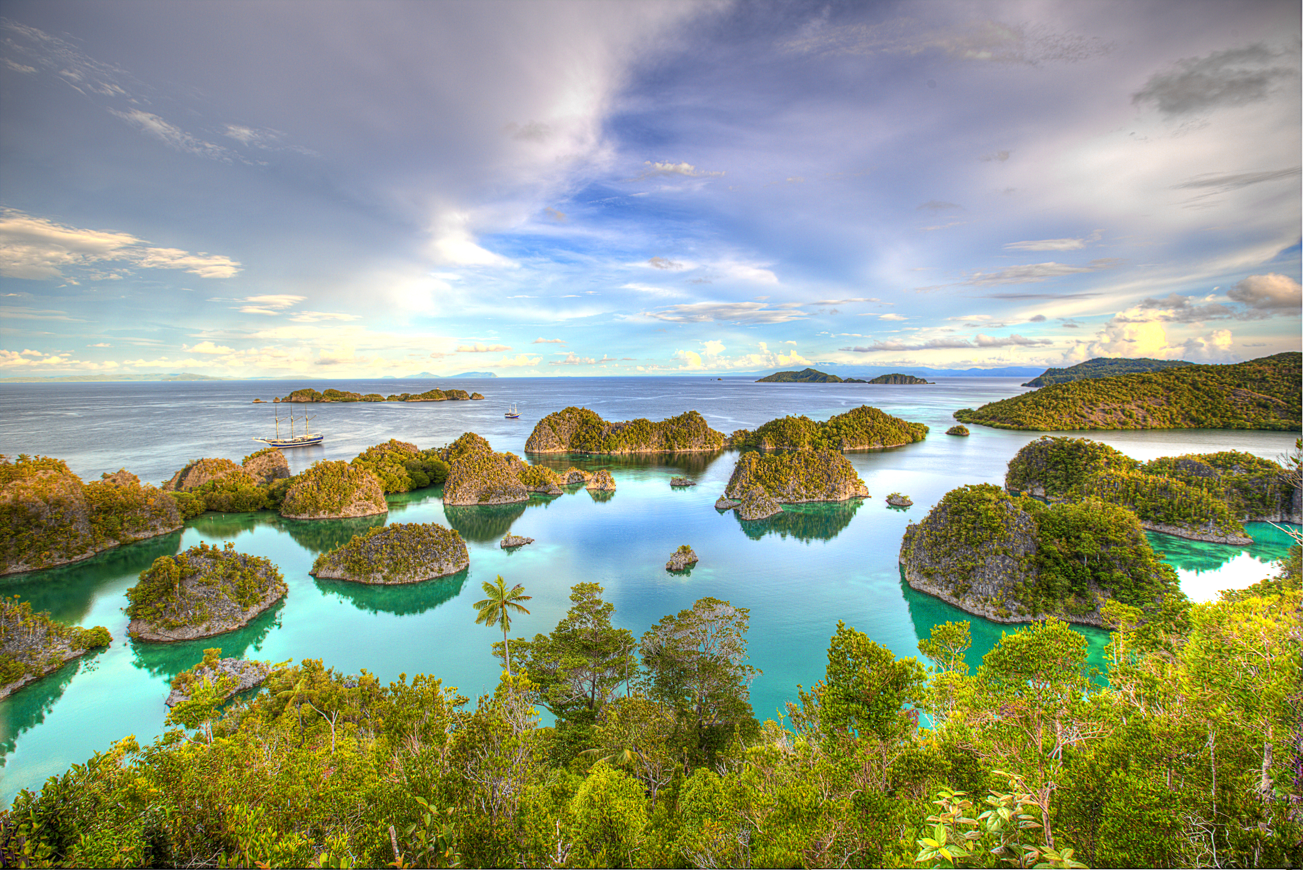 Islands Of West Papua Indonesia 4k Ultra Hd Wallpaper Background Image 40x2805