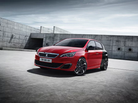 Peugeot 308 GTI compact car car Peugeot vehicle Peugeot 308 HD Desktop Wallpaper | Background Image