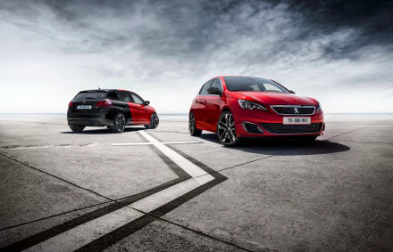 Peugeot 308 GTI compact car car Peugeot vehicle Peugeot 308 HD Desktop Wallpaper | Background Image