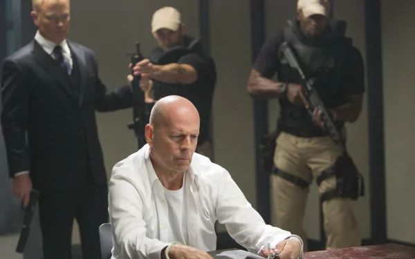 Jack Horton Neal McDonough Frank Moses Bruce Willis movie RED 2 HD Desktop Wallpaper | Background Image