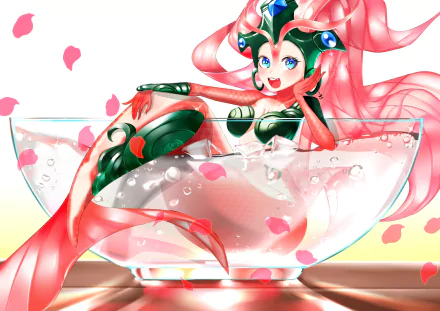 Nami (League of Legends) video game League Of Legends HD Desktop Wallpaper | Background Image