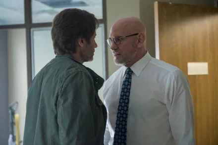 Mitch Pileggi Walter Skinner David Duchovny Fox Mulder TV Show The X-Files HD Desktop Wallpaper | Background Image