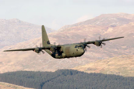 transport aircraft aircraft military Lockheed Martin C-130J Super Hercules HD Desktop Wallpaper | Background Image