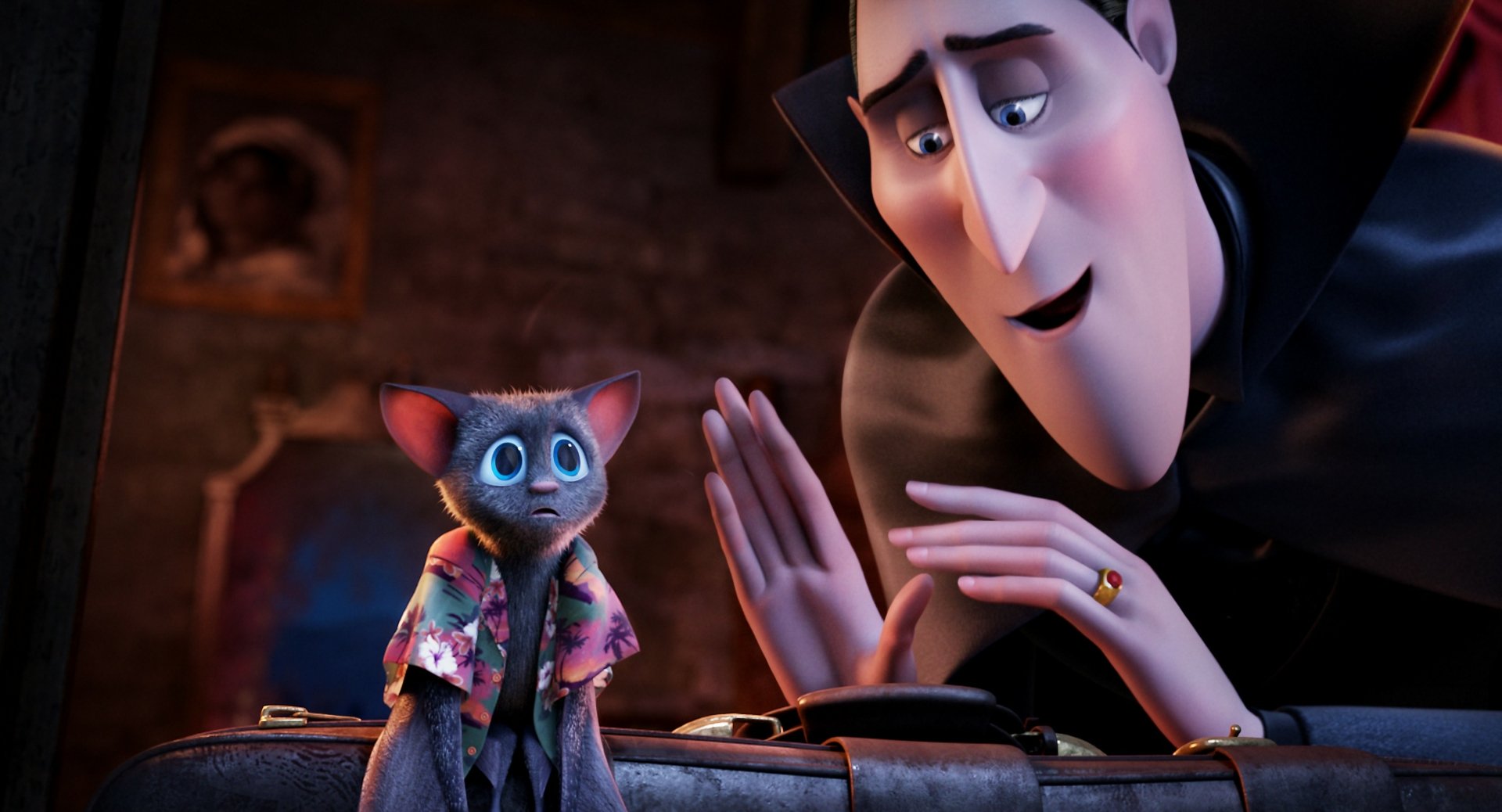 Download Dracula (Hotel Transylvania) Mavis (Hotel Transylvania) Movie Hotel Transylvania 4k Ultra HD Wallpaper