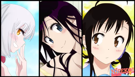 Yui Kanakura Haru Onodera Paula McCoy Anime Nisekoi HD Desktop Wallpaper | Background Image