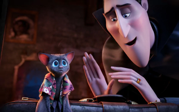 Dracula (Hotel Transylvania) Mavis (Hotel Transylvania) movie Hotel Transylvania HD Desktop Wallpaper | Background Image
