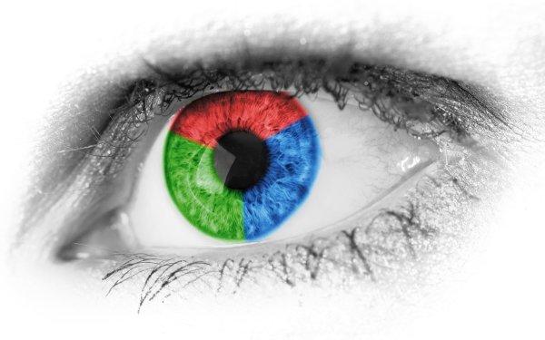 Artistic Eye Green Blue Red Selective Color Close-Up HD Wallpaper | Background Image