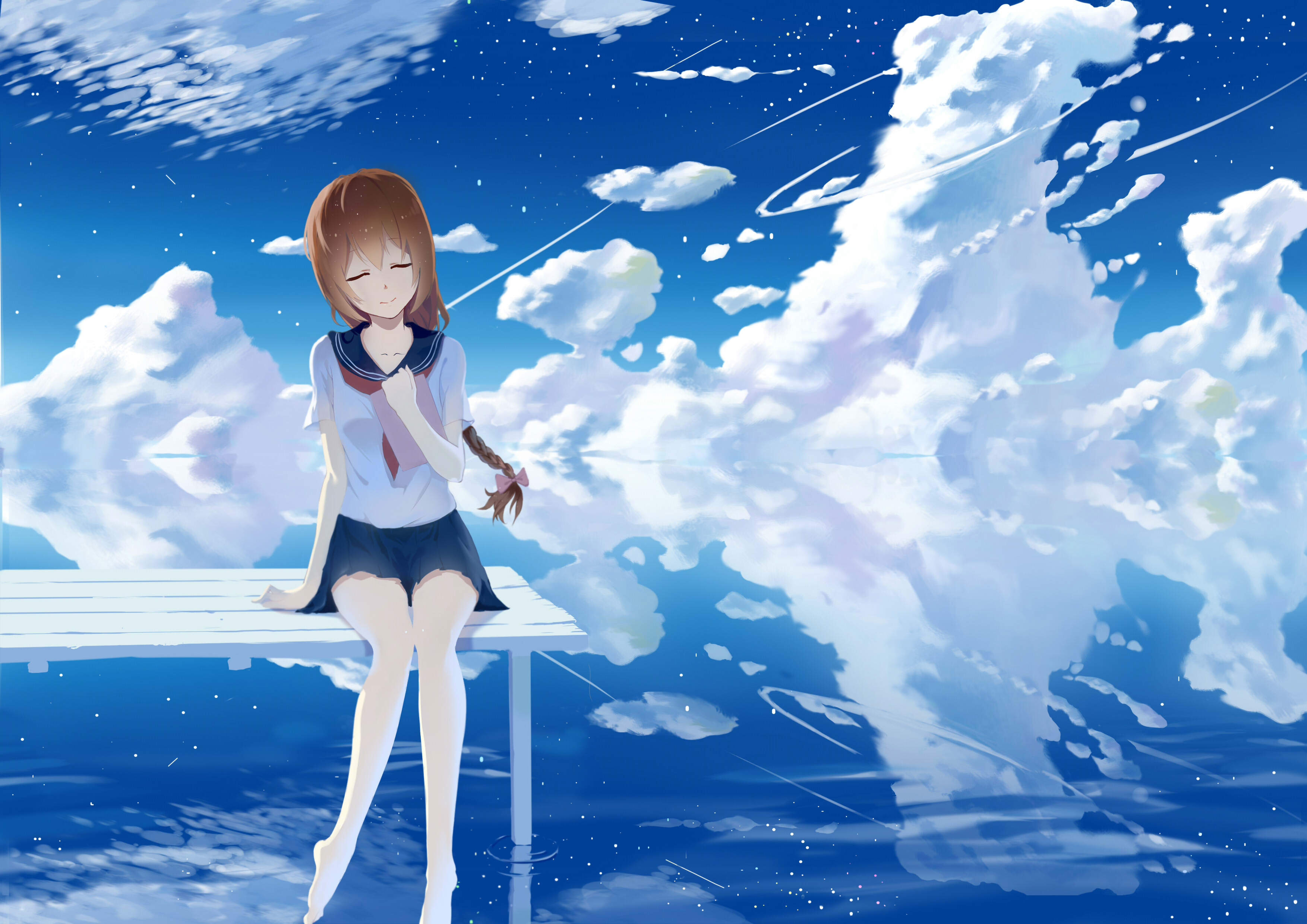 Anime Original HD Wallpaper by Shiina Mashiro