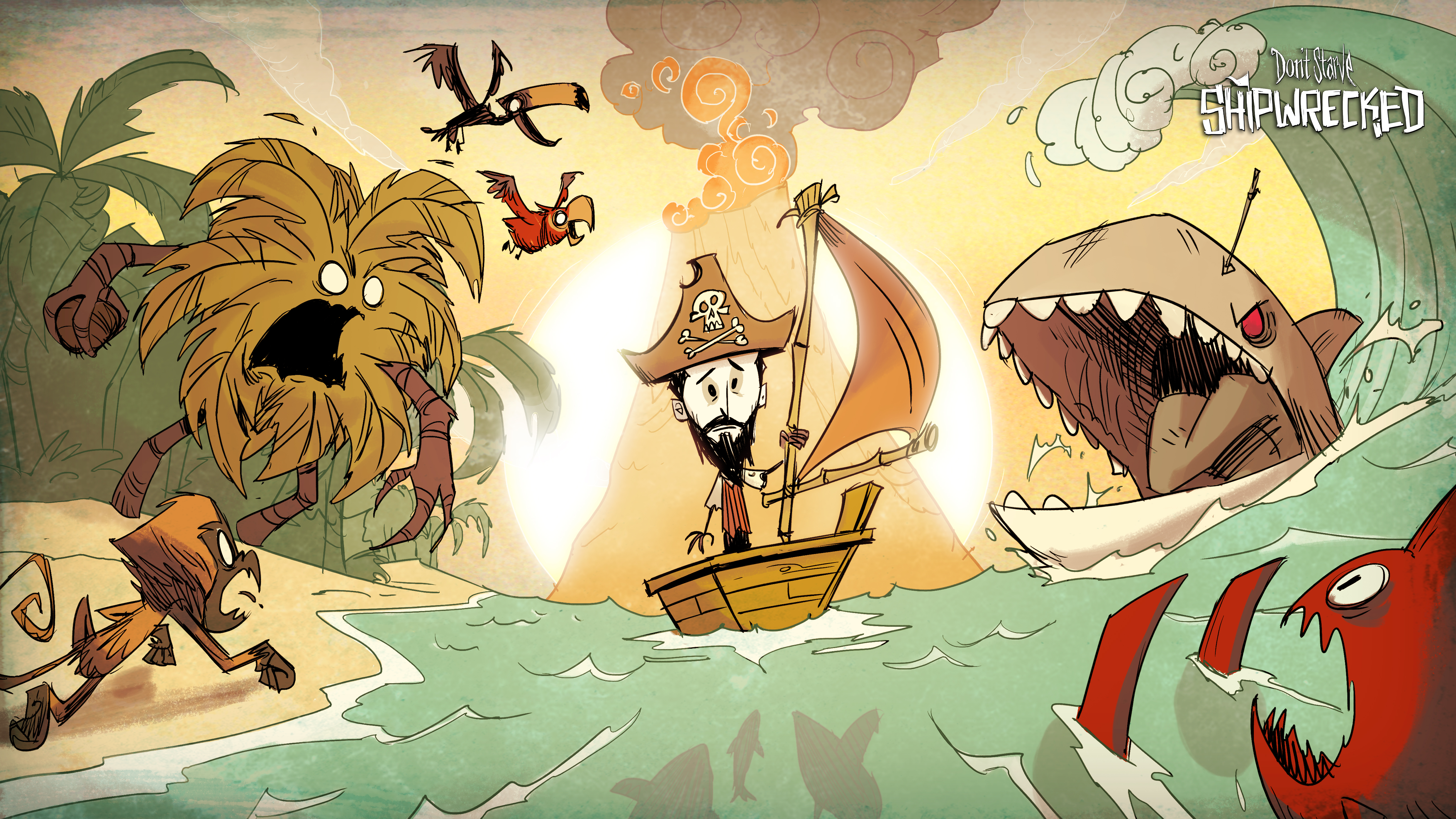 Dont Starve Shipwrecked 5k Retina Ultra Hd Wallpaper Background