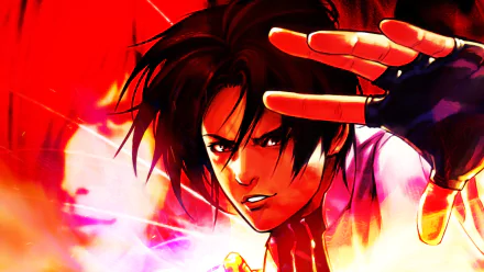 Iori Yagami Kyo Kusanagi video game The King of Fighters EX2: Howling Blood HD Desktop Wallpaper | Background Image