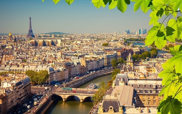 Man Made Paris Cities France City Cityscape Panorama HD Wallpaper | Background Image