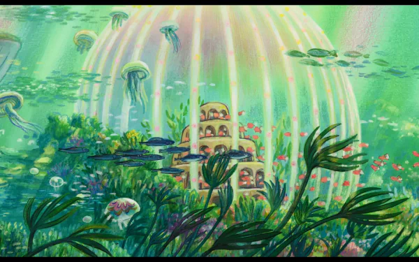 Anime Ponyo HD Desktop Wallpaper | Background Image