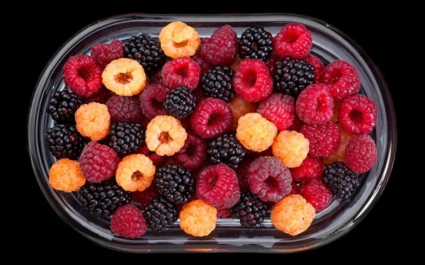 Food Berry Raspberry Fruit Blackberry HD Wallpaper | Background Image