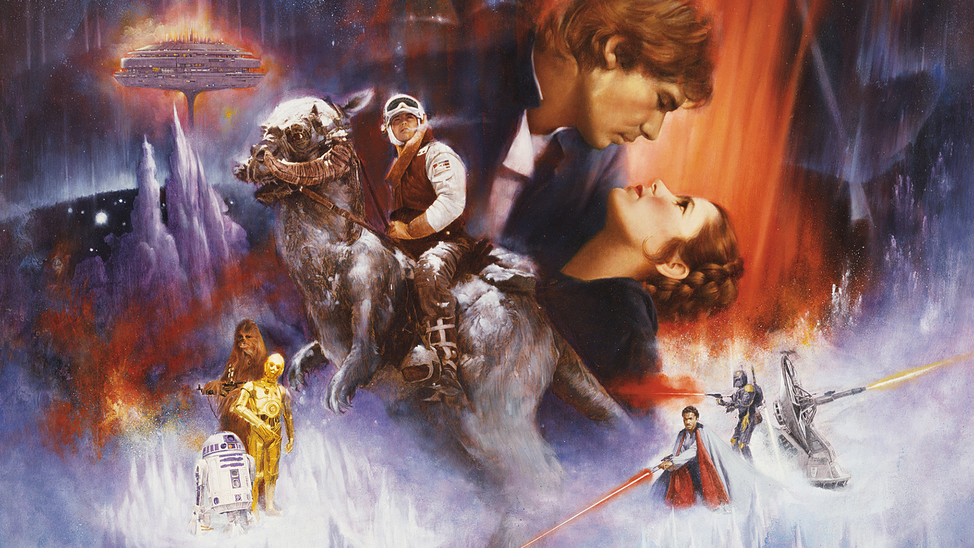 HD Wallpaper Star Wars Episode V Iconic Moments Featuring The Heroes
