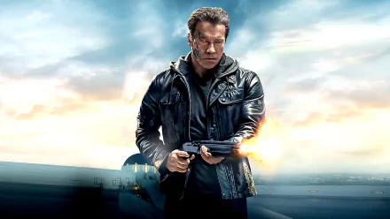 Arnold Schwarzenegger movie Terminator Genisys HD Desktop Wallpaper | Background Image