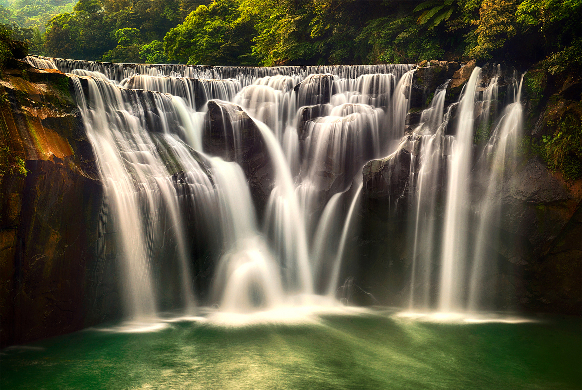 Waterfall in Thailand by Toonman Blchin