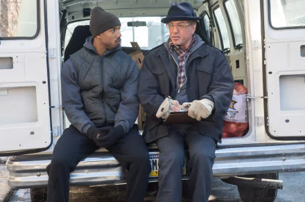 Sylvester Stallone Rocky Balboa Michael B. Jordan Adonis Creed movie Creed HD Desktop Wallpaper | Background Image