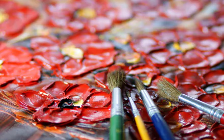  Oil Paints and Brushes are cool!
