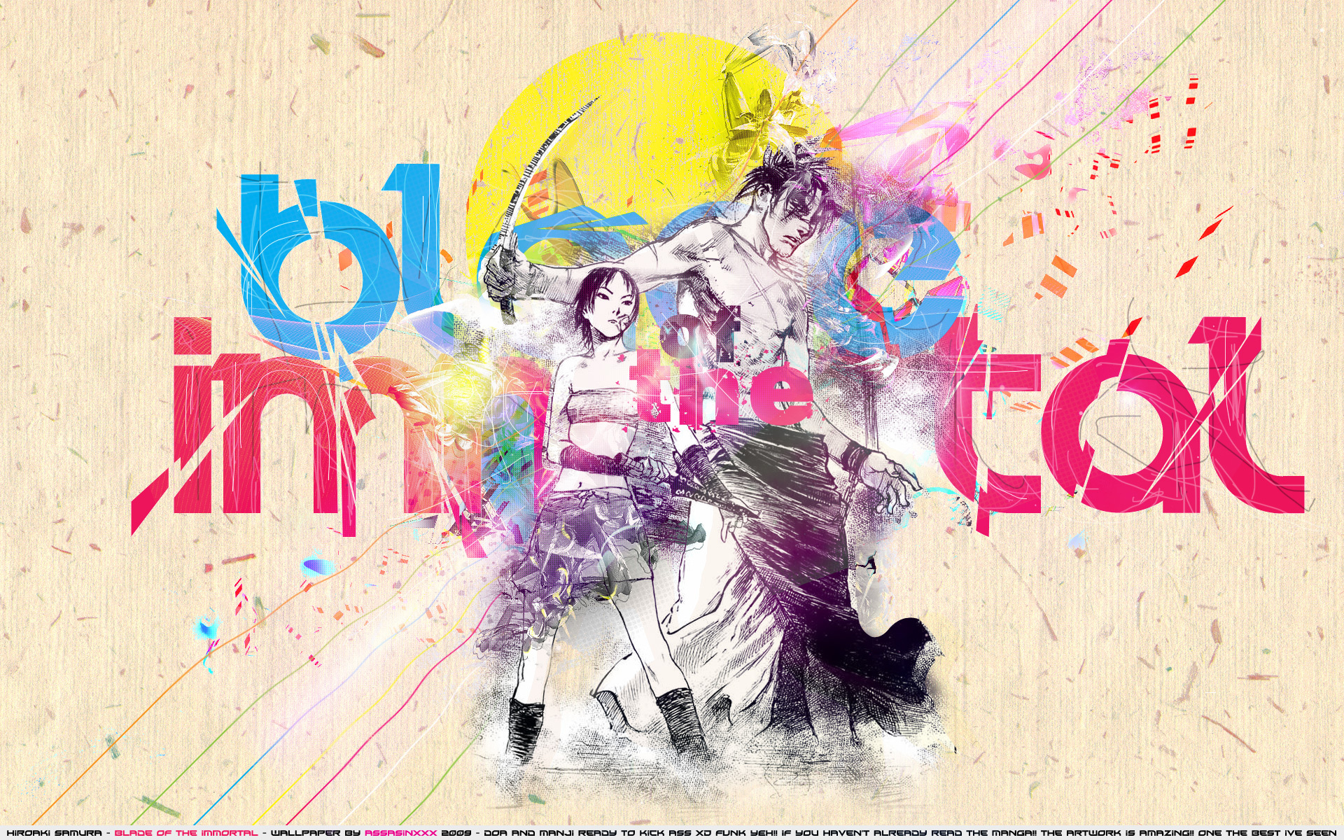 Download Rin Asano Anime Blade Of The Immortal HD Wallpaper