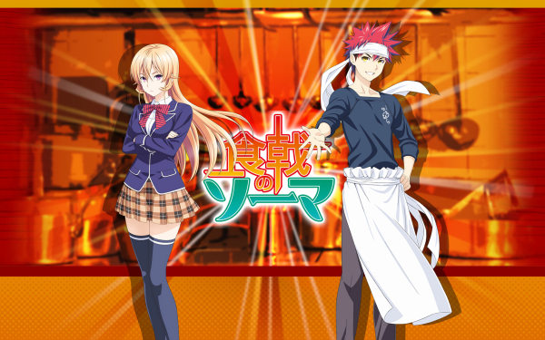 Anime Food Wars: Shokugeki no Soma Erina Nakiri Sōma Yukihira Shokugeki No Soma HD Wallpaper | Background Image