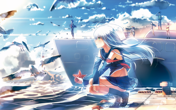 Anime Arpeggio of Blue Steel Iona Gunzou Chihaya Kyouhei Kashihara Sou Oribe Iori Watanuki Shizuka Hozumi HD Wallpaper | Background Image