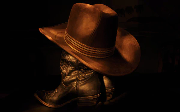 still life boots hat photography cowboy HD Desktop Wallpaper | Background Image